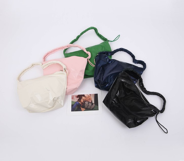 Transparent Glossy string shoulder bag