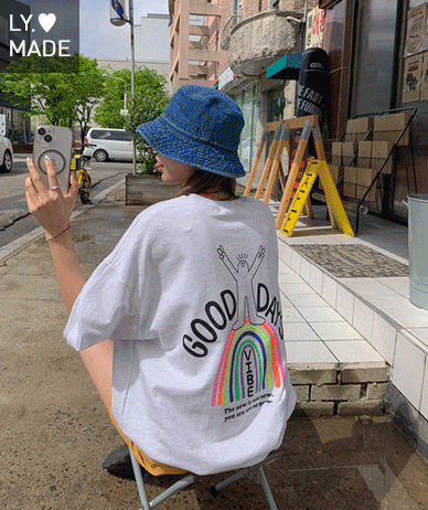 [Special Sale 12%] Good Day Printing Pocket Short-sleeve Man to man
