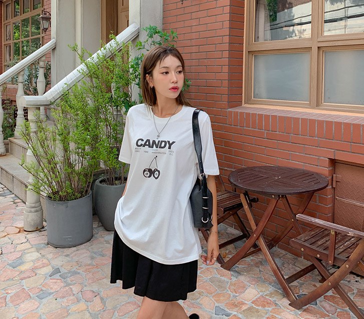 [20% off special sale] Cherry Candy Dye Short Sleeves T-shirt