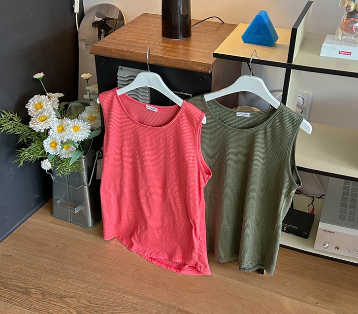 Double D color combination Dangara Sleeveless shirts