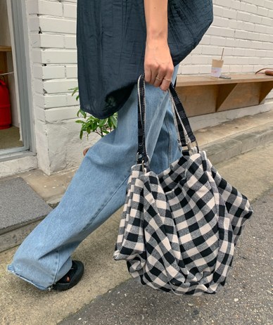 Leopard Check shoulder bag