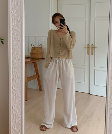 Chie Freel Banding Wide Pants