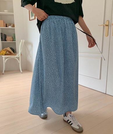 Dot string Rong skirt