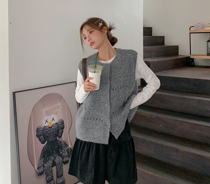 Hono Knit Vest Vest