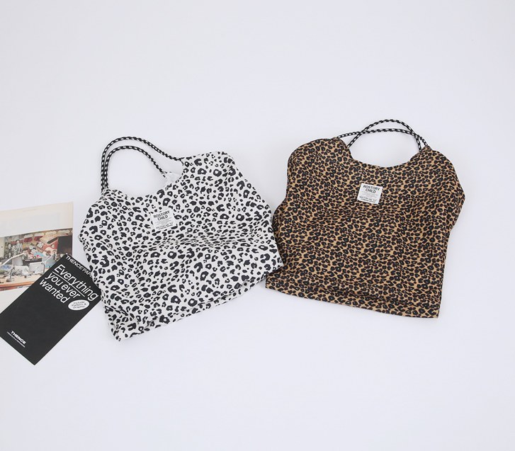 Kale Leopard Patch Eco Bag