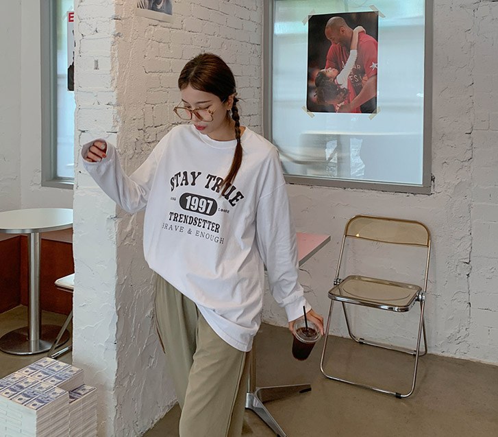 True 1997 Nayeom Long-sleeve Long t shirts