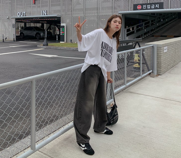 Rubido Denim Balloon Wide Pants