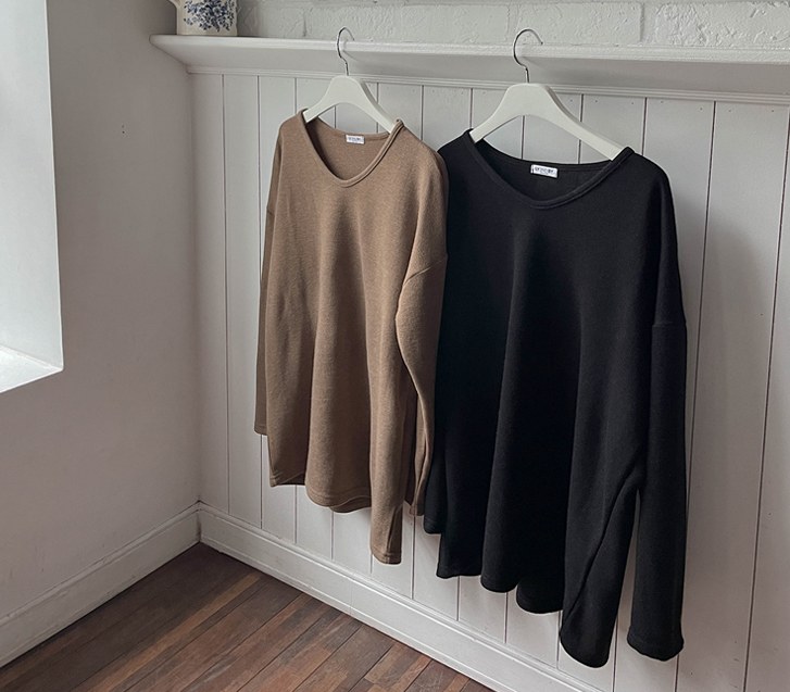 Kylo V-neck Wool Knit Long t shirts