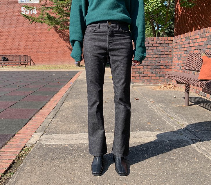 Sheer Non-Fade Banding Boot Cut Pants