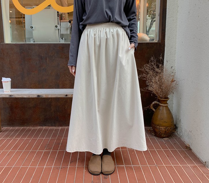 Fling Peachy Banding Flare Rong skirt