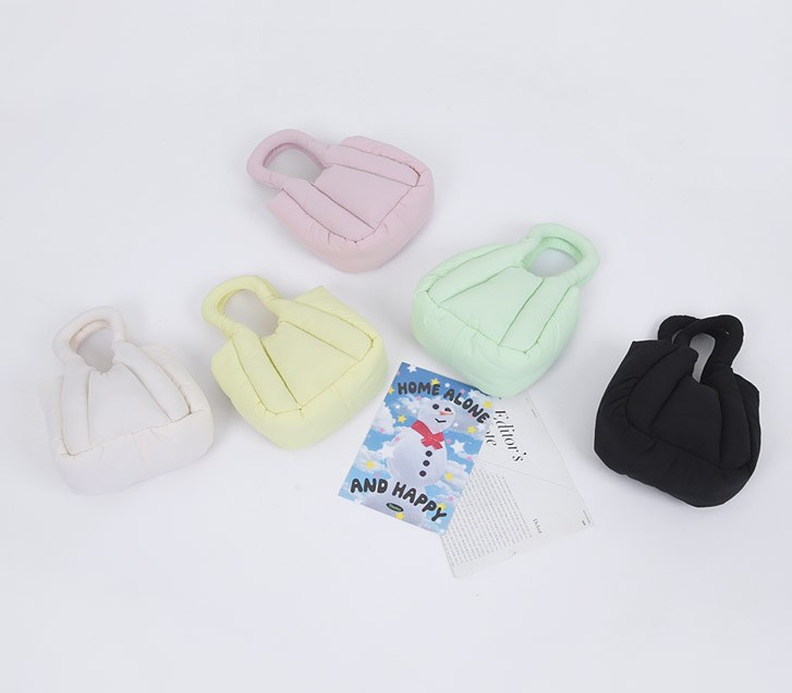 Marshmallow Color Padding Mini bag