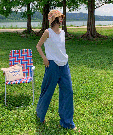 BANT ICE COOLING Span Banding Wide Pants (Short/Longver)