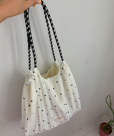 Flower Patterns Rope Bag
