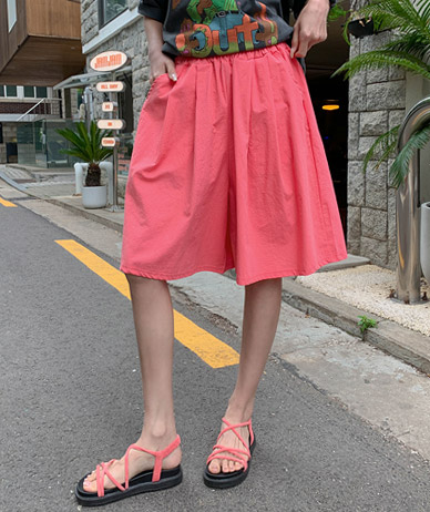 Coren Pintuck Banding Shorts