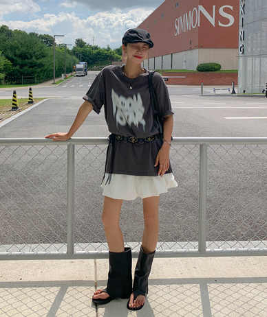 [Unisex] Rockstar Na-Yeom Short-sleeve Long t-shirts