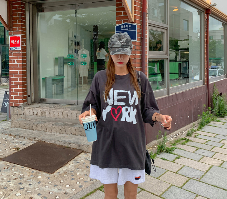 New York Painting Nayeom Short-sleeve T-shirt