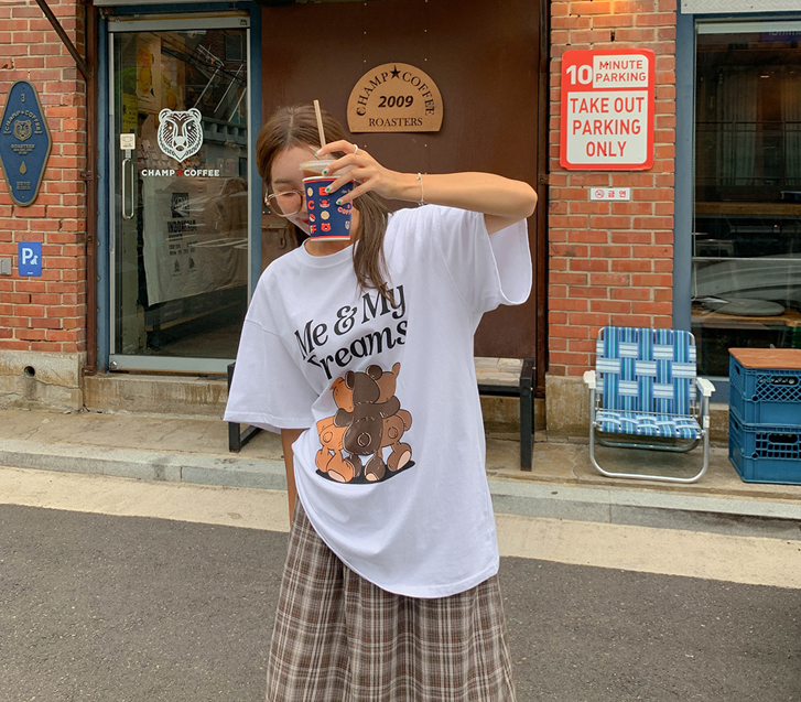 Dream Bear Nayeom Short-sleeve Long t shirts