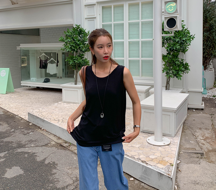 Melsi Span Uniq Sleeveless Shirts