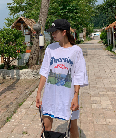 River Nayeom Short-sleeve Long t shirts