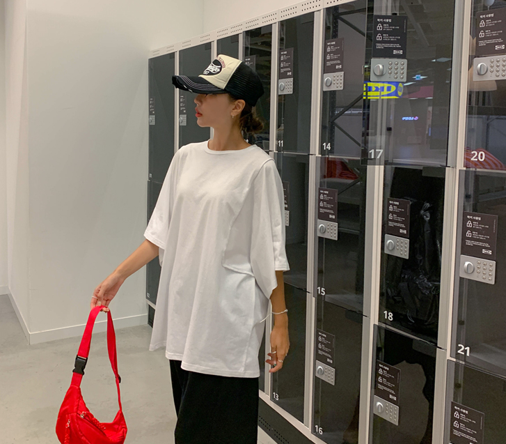 Mic Gaori Fit Overlock Short-sleeve T-shirt