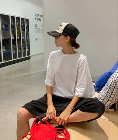 Mic Gaori Fit Overlock Short-sleeve T-shirt