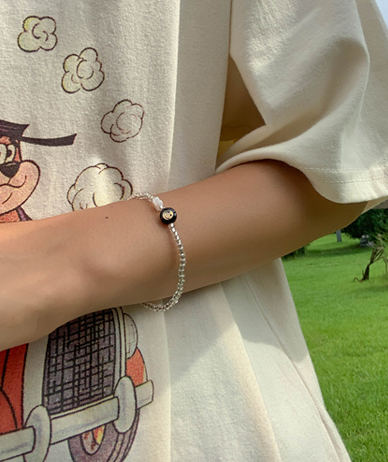 heart smile mother of pearl bracelet