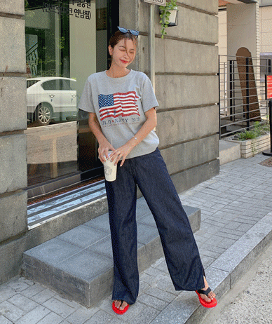 Becky Cool Non-Fade Team Wide Pants (Short/Basic/Longver)