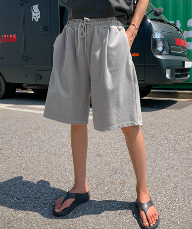 [Unisex] Karpintuck Pigment Banding 5-part Training Shorts