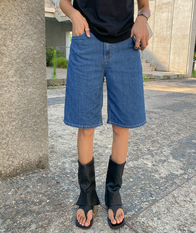 Kate Denim Hidden Banding 5-part Shorts