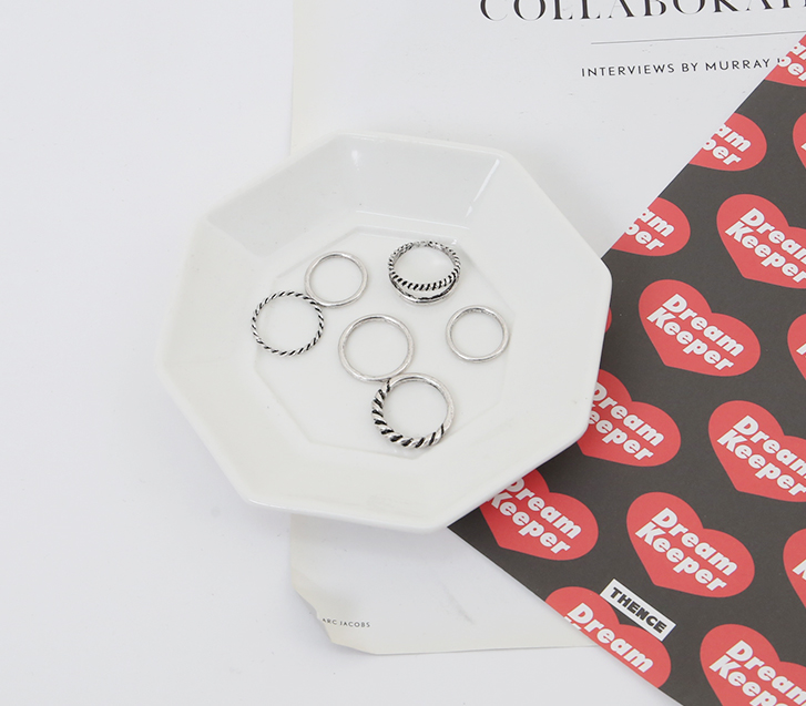 Yuhwa Silver Ring Set