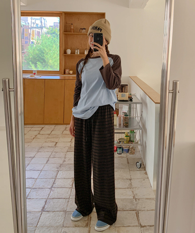Kiko Dangara Banding Wide Pants