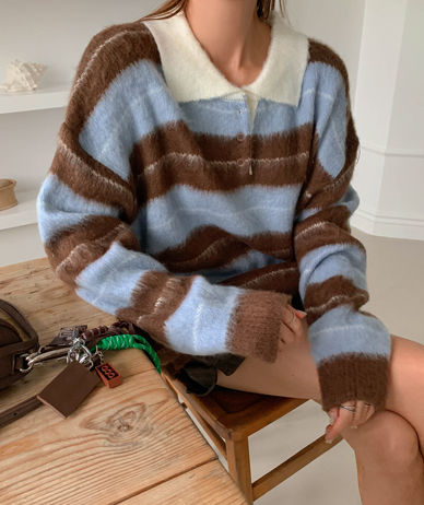 Alls Brush Single Button Kara Knit