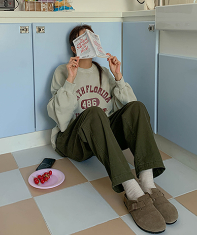 [Unisex] North 486 Nayeom Pigment Overfit Sweatshirt