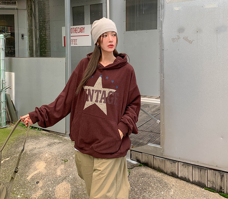 [Unisex] Vintage Standard Corduroy Hoodie