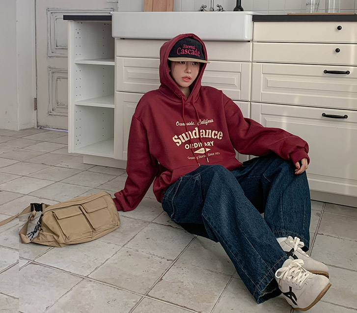 [Unisex] Sundance Ordinary Dye Napping Hoodie