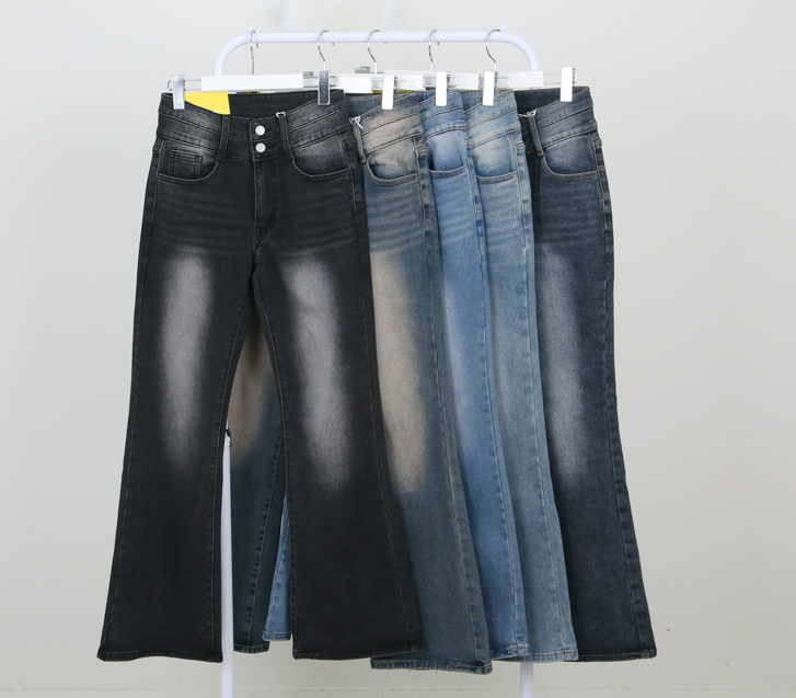 Mertz Bonding Heatwarm Pelvic Pad Banding Bootcut Pants (Short/Basic/Longver)