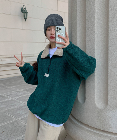 Muse Patch Dumble String Half-Zip Anorak