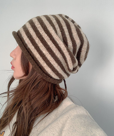 Dangara Shirring Wool Beanie