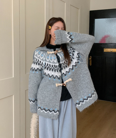 Molly Nordic Tteokbokki Kara Knit Cardigan