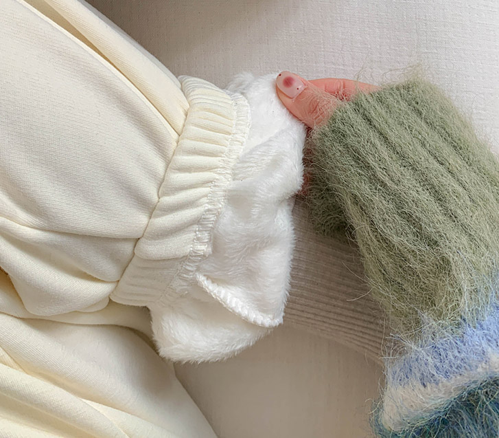 Bebe Mink napping jogger training pants