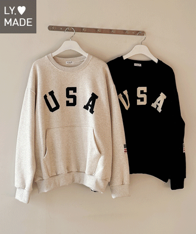 USA Patch Zuri Napping Sweatshirt