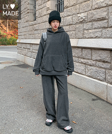 [20% off special sale] Renofi double-sided fleece overfit hoodie