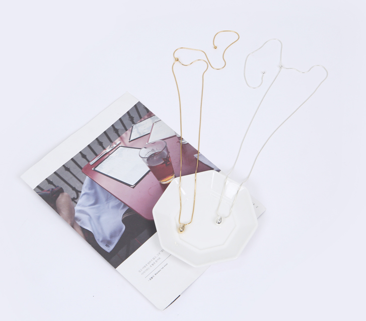 Droplets Long Necklace