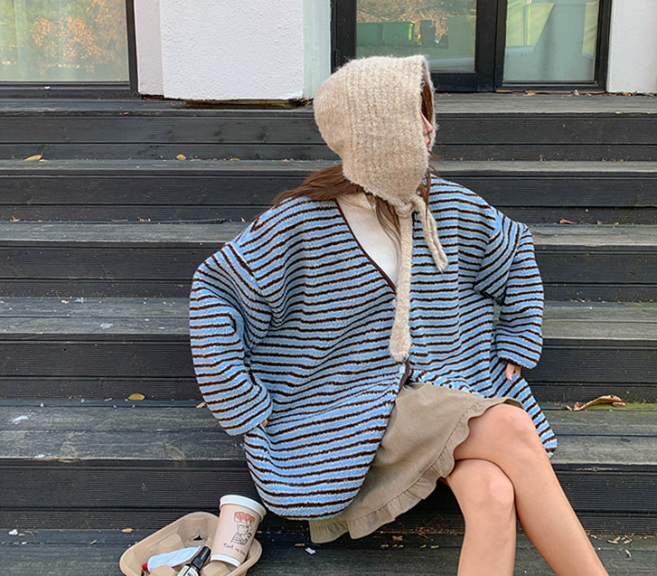 Rainbow Dumble Dangara Overfit Cardigan