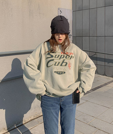 [Unisex] Tokyo Na-Yeom Napping Pigment Long Sweatshirt