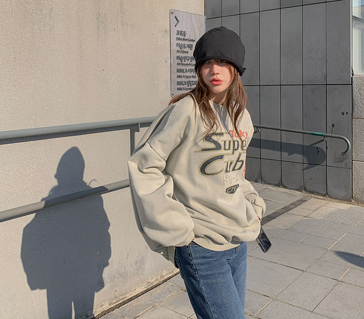 [Unisex] Tokyo Na-Yeom Napping Pigment Long Sweatshirt