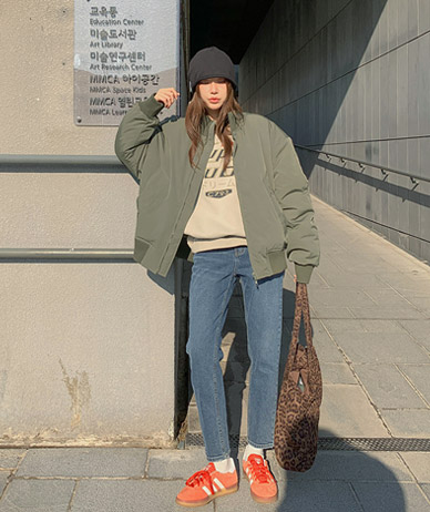 [Unisex] Exito Overfit Aviation Padding Jumper