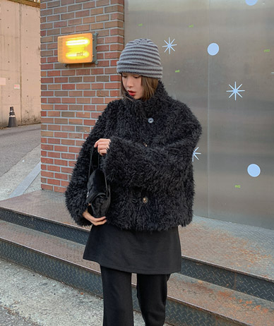 Alt Highneck Fur Jacket