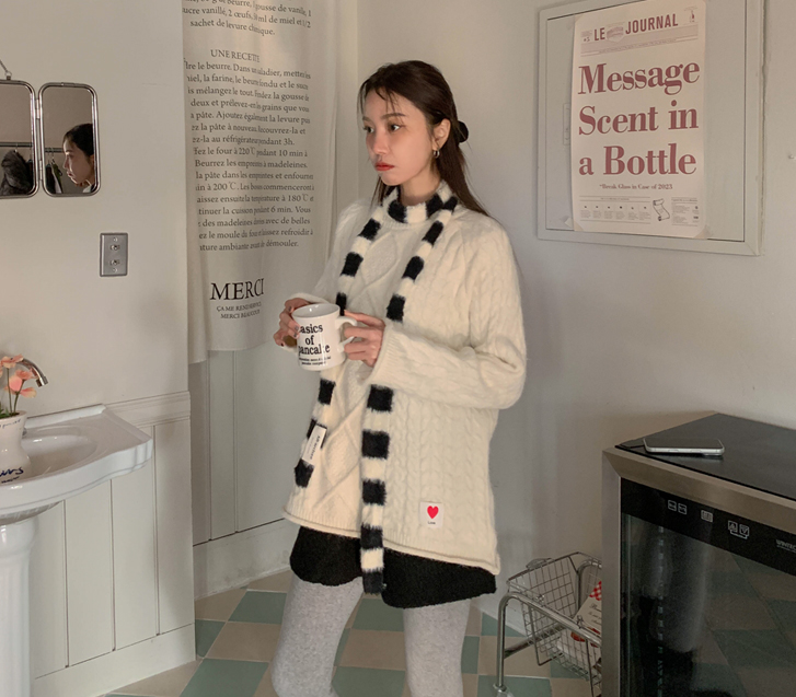 Heart Patch Twiddle Knit