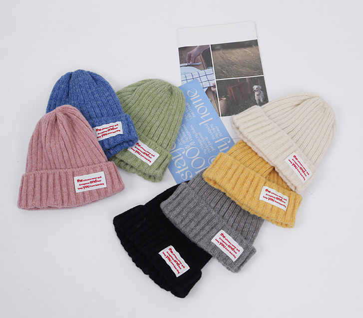 Alpaca Wool and Patch Beanie